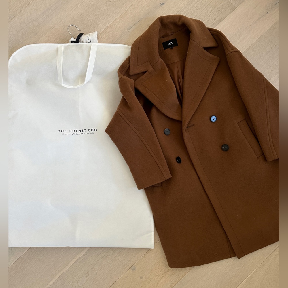 Camel 100% wool coat